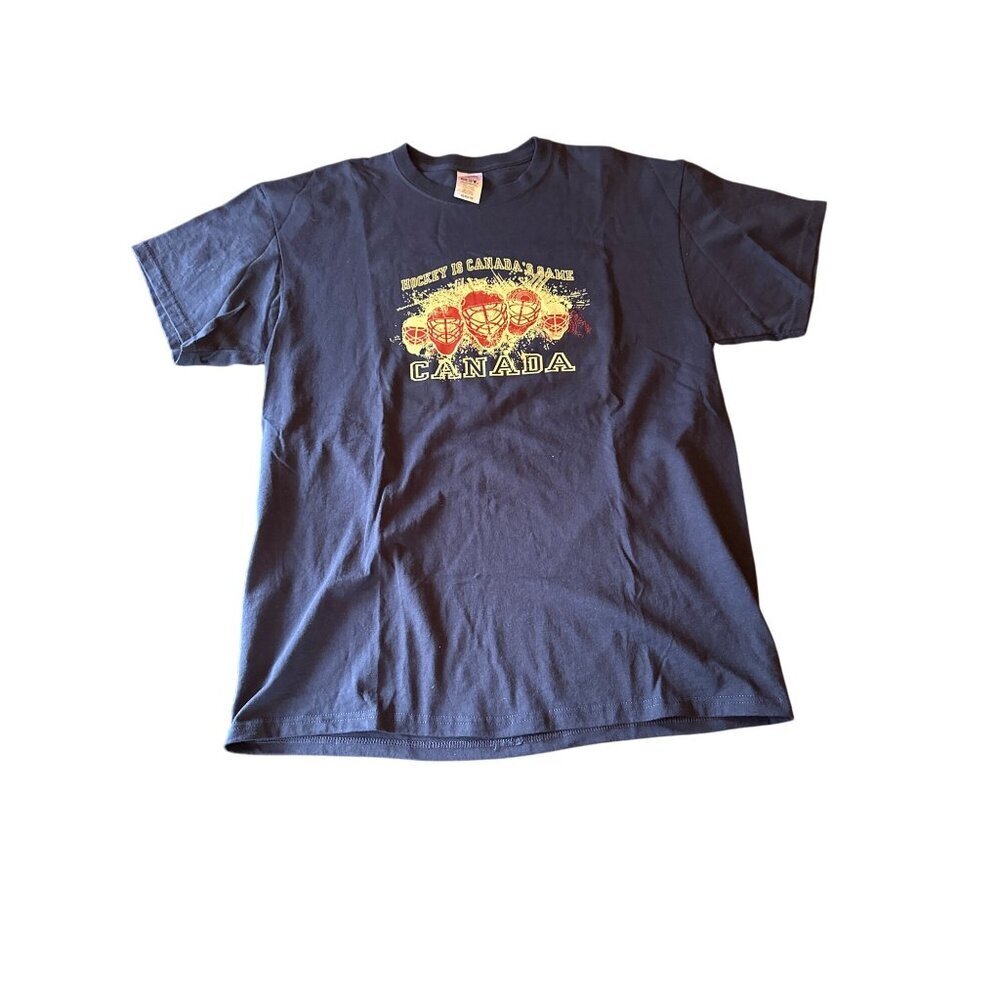 Fruit Of The Loom Best‎ Hockey Is Canadas Game Graphic Tee XL